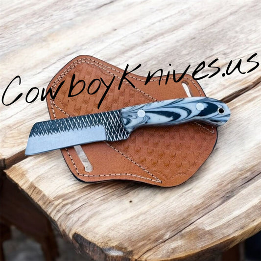 3" Blade Bull Cutter Knife with Epoxy Resin Handle