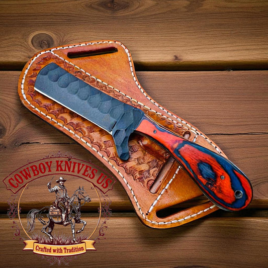 4" Blade Bull Cutter with Exotic Wood Handle