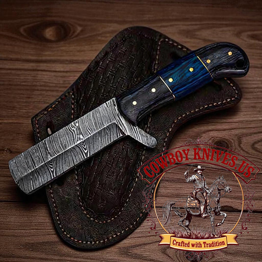 4" Blade Cowboy Knife with Exotic Wood Handle
