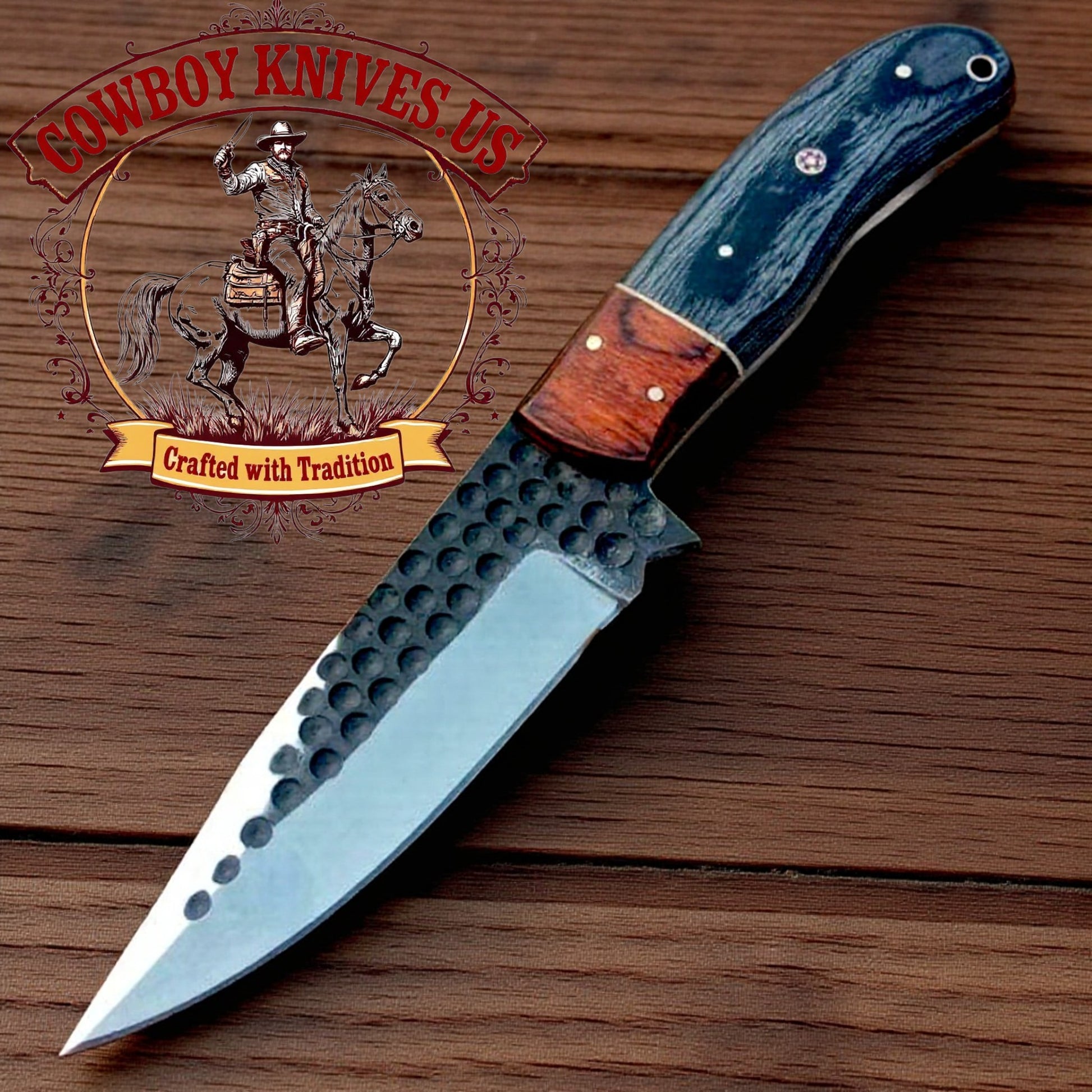 4" Blade Cody Knife with Exotic Wood Handle & Wood Bolster