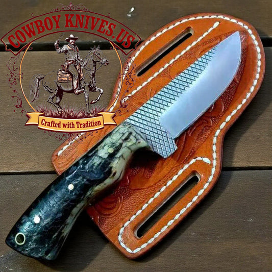 3" Blade Wyoming Knife for Sale with Ram Horn Handle