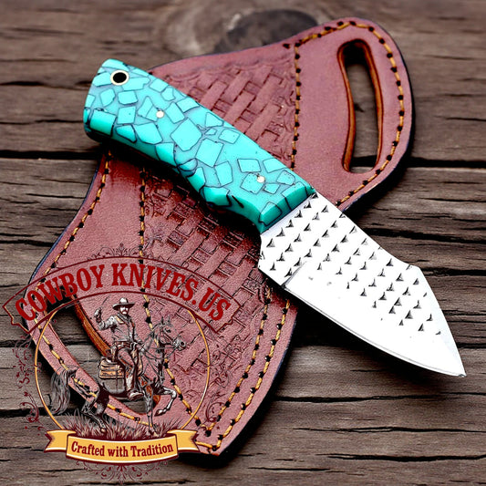 3" Blade Best Belt Knife with Epoxy Resin Handle
