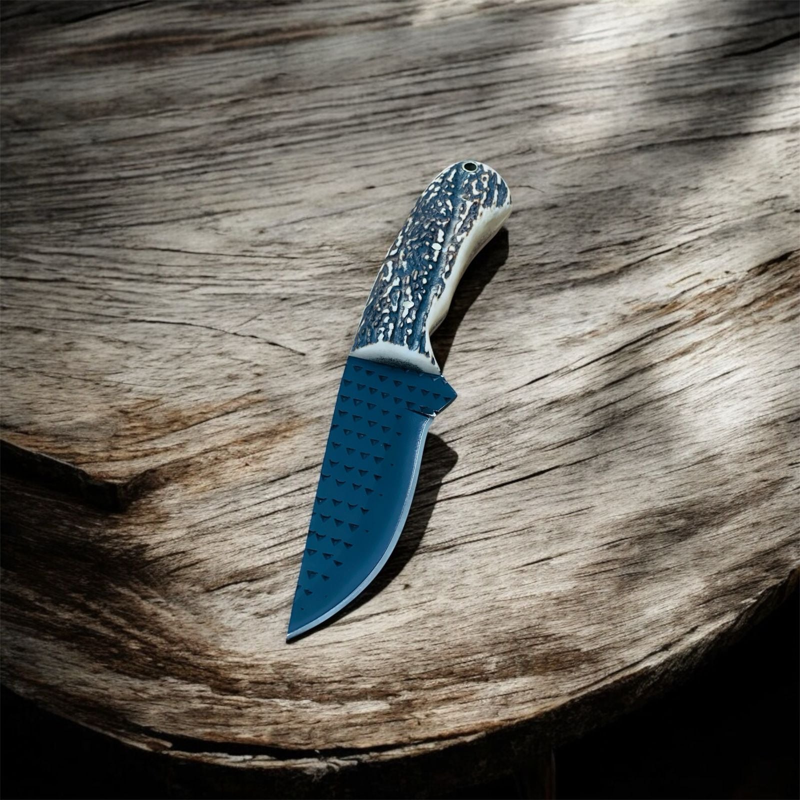3.5" Blade Cowboy Knife with Antler Horn Handle